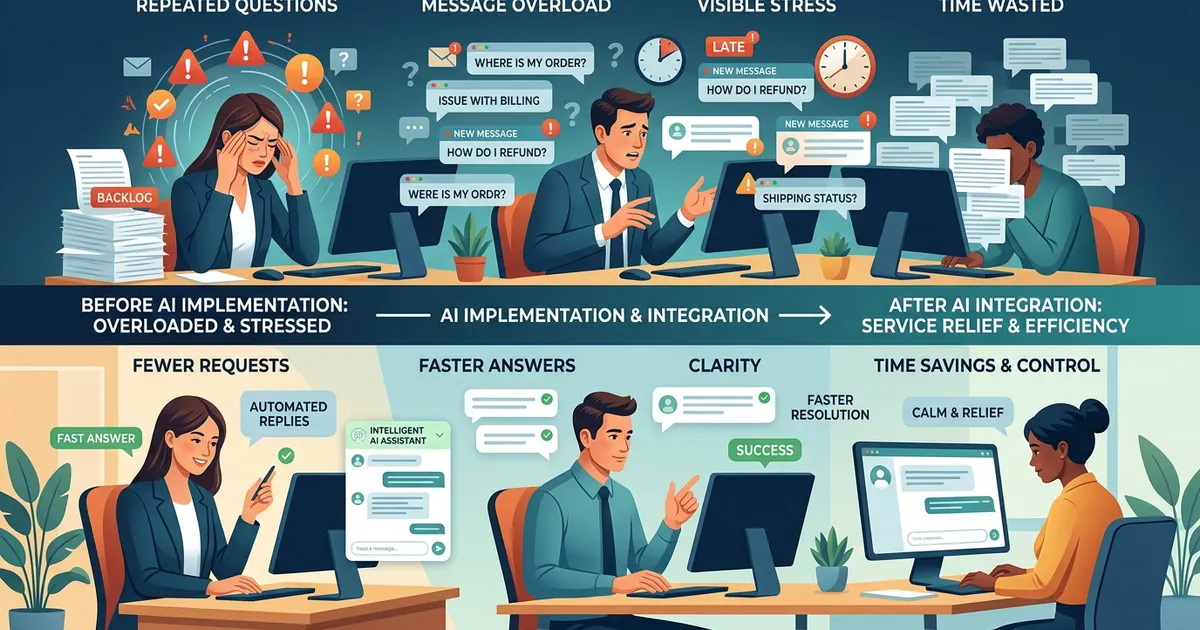 LIVOI unterstützt Service-Teams bei der strukturierten Bearbeitung von Kundenanfragen