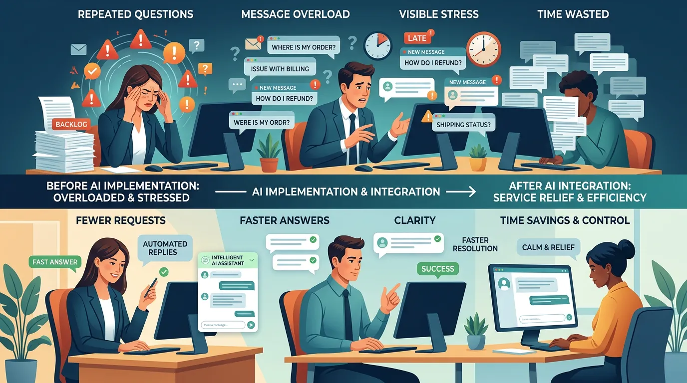 LIVOI unterstützt Service-Teams bei der strukturierten Bearbeitung von Kundenanfragen