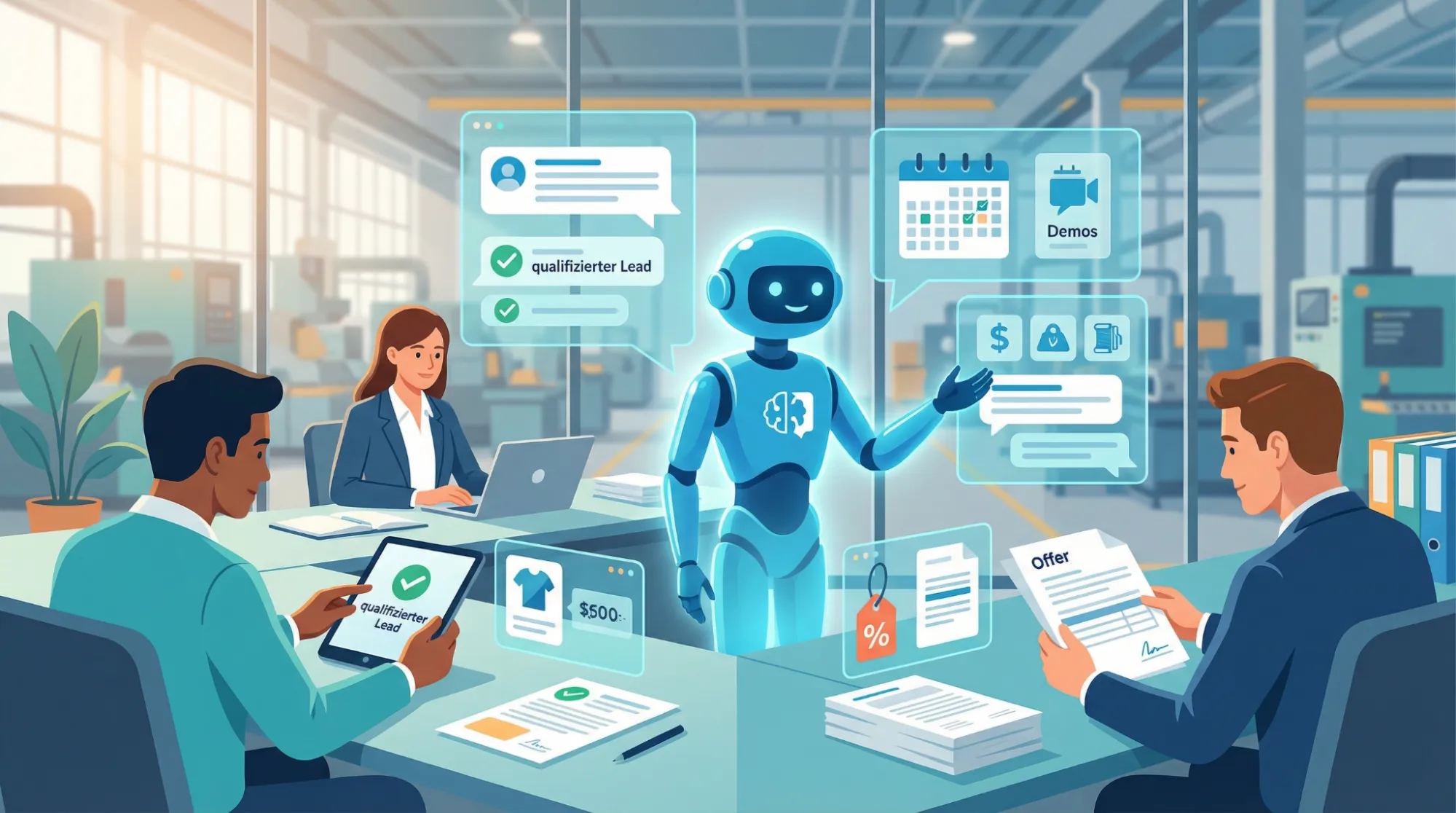 LIVOI im Vertrieb: KI-Assistenz für mittelständische Produktionsbetriebe