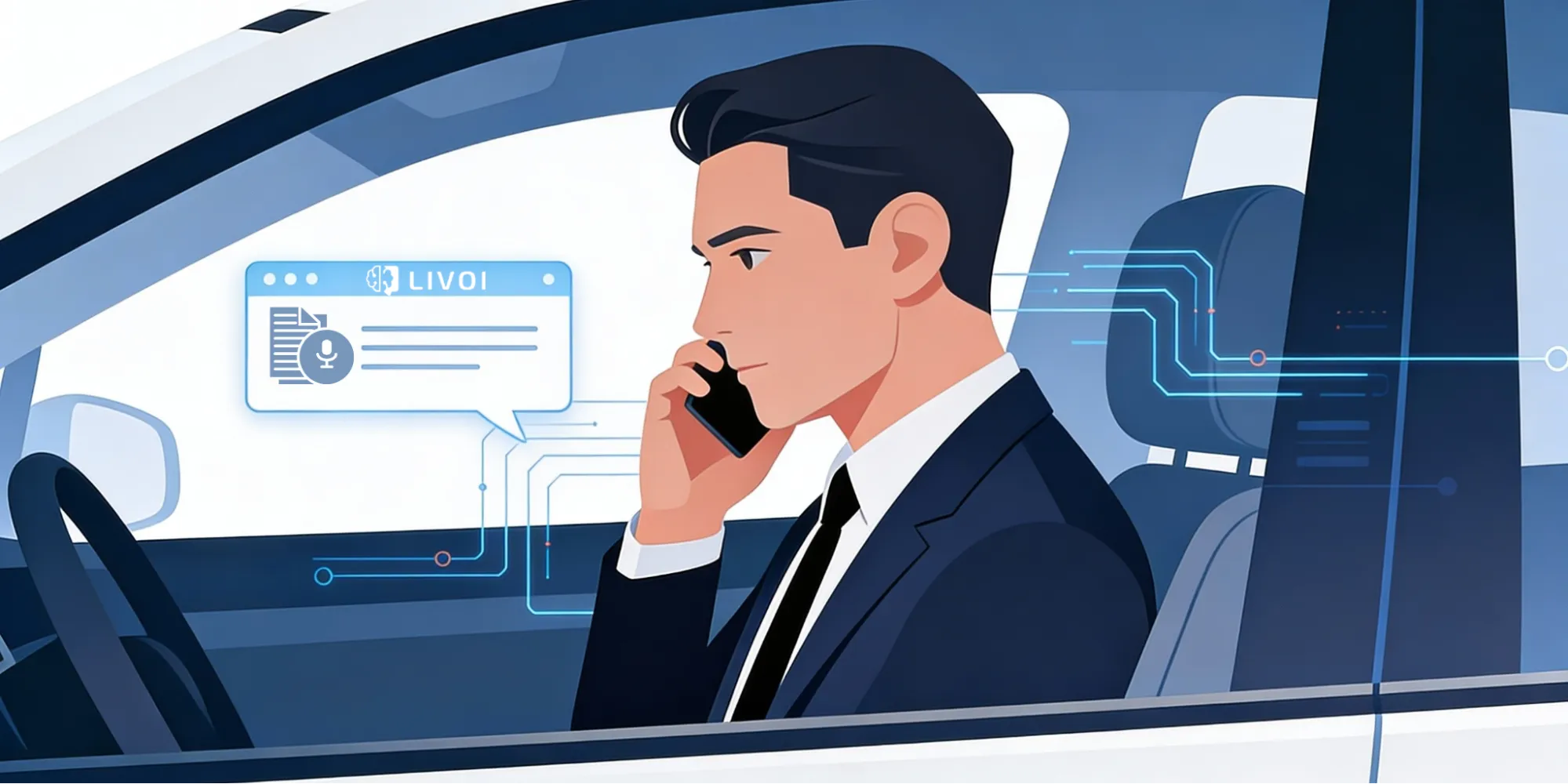 LIVOI Gesprächsnotizen helfen dabei, Telefonate schnell in strukturierte Notizen und To-dos zu überführen