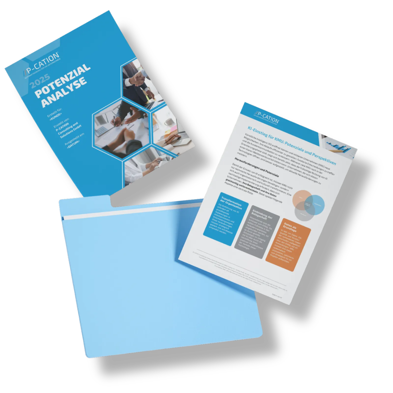 Beispiel eines Ergebnisdokuments der P-CATION KI-Potenzialanalyse