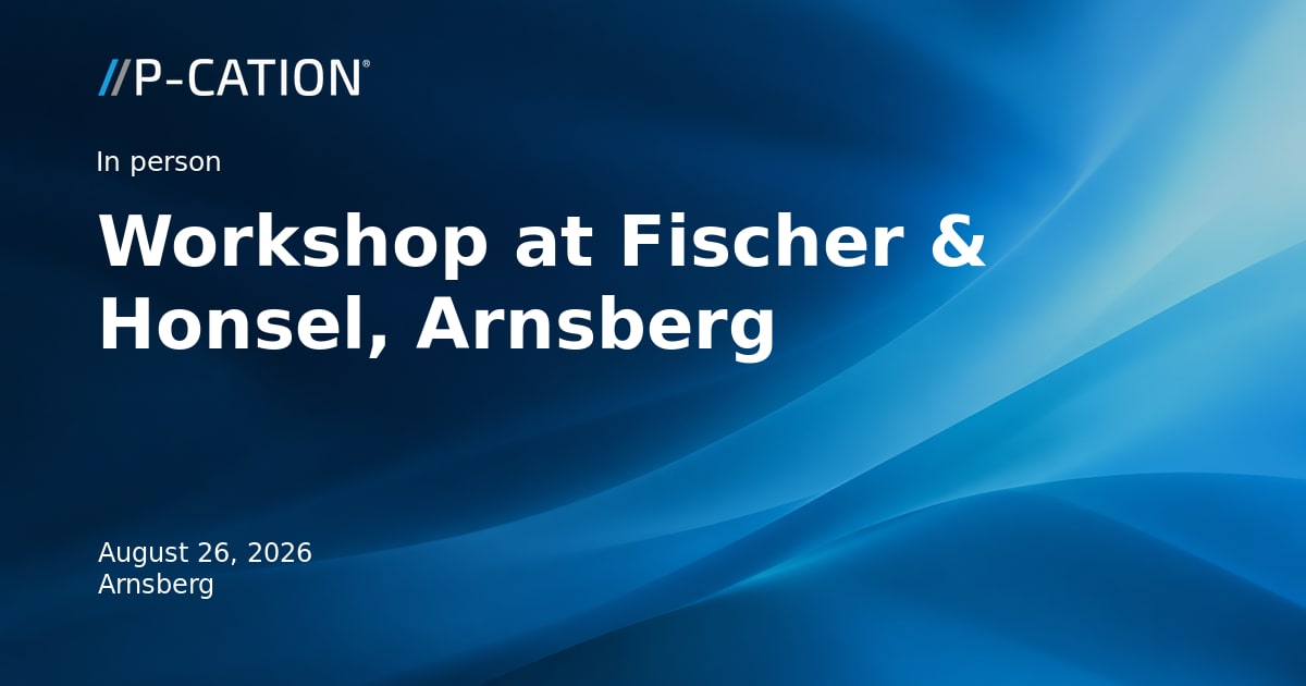 Workshop at Fischer & Honsel, Arnsberg