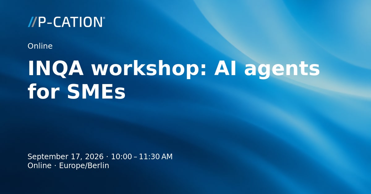 INQA workshop: AI agents for SMEs