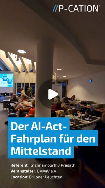 Workshop bei KI ohne Bauchschmerzen – Der AI-Act-Fahrplan für den Mittelstand, Meschede
