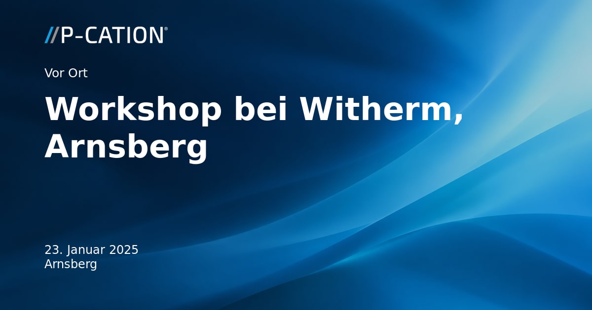 Workshop bei Witherm, Arnsberg
